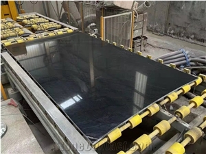 Galaxy Gold Black  Marble Vein Slab Tile