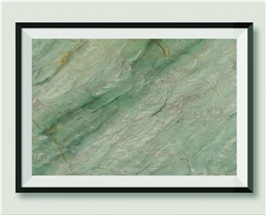 High Quality Brazil Green Gaya Quartzite Slab For Interior