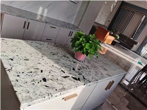 Labradorite Bianco Slab Luxury Stone For Kitchen Top