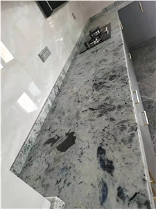 Labradorite Bianco Slab Luxury Stone For Kitchen Top