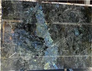 Labradorite Blue Granite Slab,Blue Lemurian Granite Floor Tile