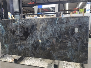 Lemurian Labradorite Blue Granite Madagascar Slab Tile