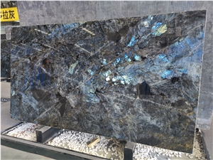 Lemurian Labradorite Blue Granite Madagascar Slab Tile