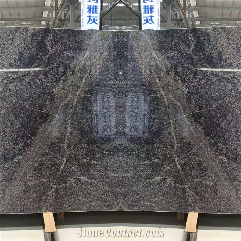 Luxury Azul Blue Bahia Granite Slab For Interior Design