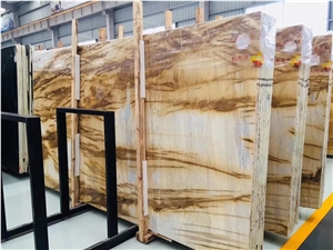 Luxury Marble Champagne Gold Marble Slab Floor Tile