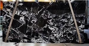 Luxury Napoleon Black Marble Polished Slab Floor Tile Luxury Napoleon Black Marble Polished Slab Floor Tile
