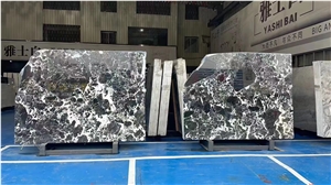Luxury Napoleon Black Marble Polished Slab Floor Tile
