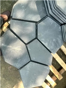 Natural Stone Slate Flagstone Walkway Sawn Cut