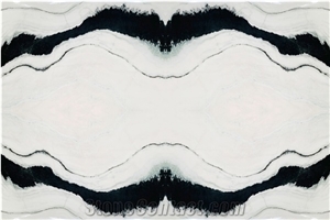 Panda White Marble Hot Sale Interior Design Marble Slab