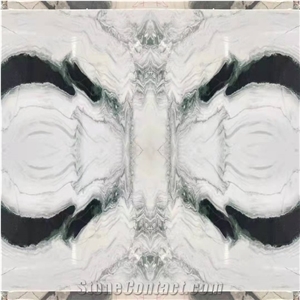 Panda White Marble With Black Vein Flooring Tiles
