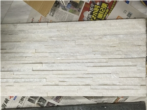 Popular White Quartzite Culture Stone Wall Cladding Panels
