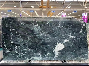 Prada Green Marble Polished Big Slab Wall Tile