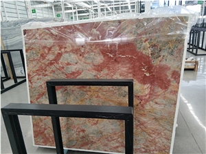 Van Gogh Emperor Gold Marble Slab For Interior Design