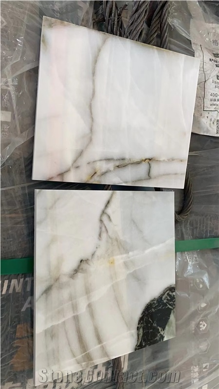 Light Color Ice Jade Green Sintered Stone