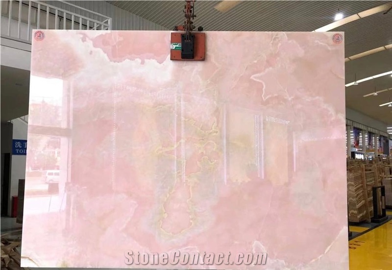 Pink Onyx Slabs