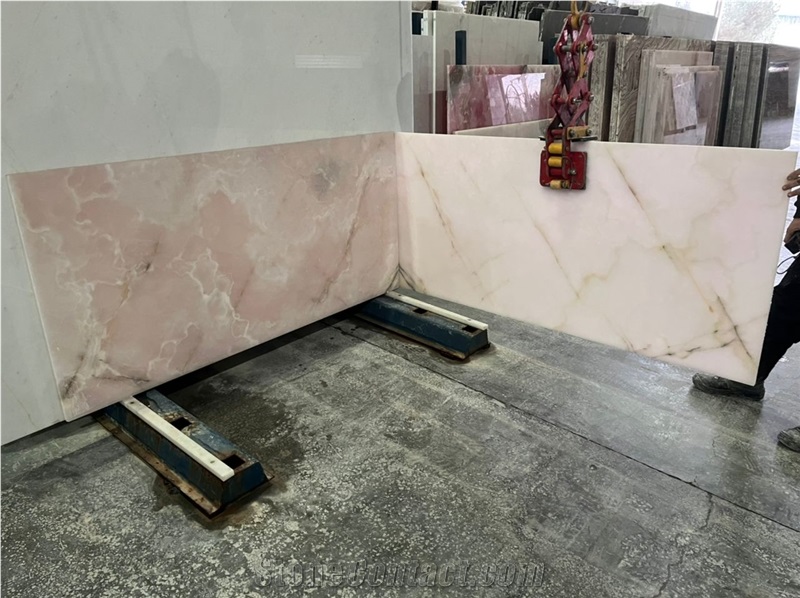 Pink Onyx Slabs