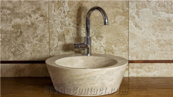 Classic Travertine Sinks