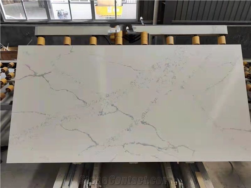 Calacatta White Quartz Stone Slabs