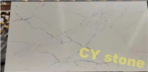 Carrara White Artificial Marble Engineered Stone Slab
