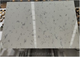 Hot Sale Artificial Quartz Calacatta White Stone Slabs,Tiles