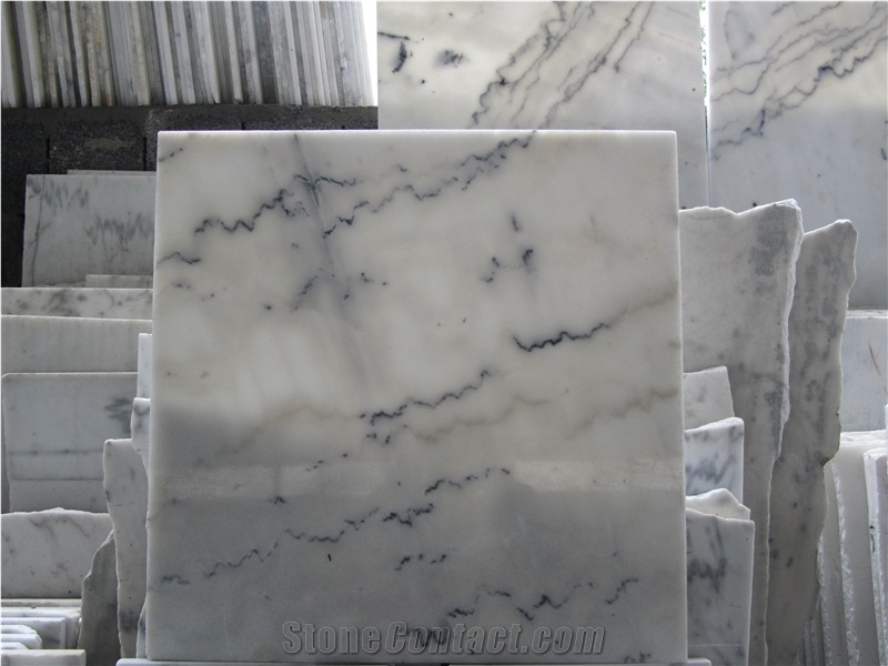 Guangxi White Marble Tile Slabs With Selected Quality Grade