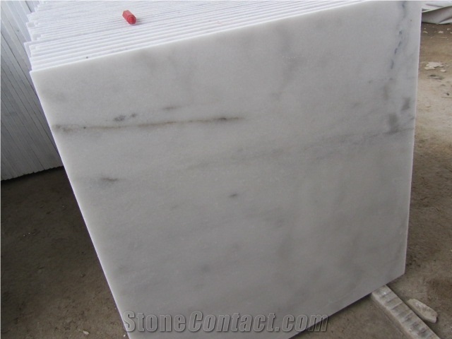 Guangxi White Marble Tile Slabs With Selected Quality Grade