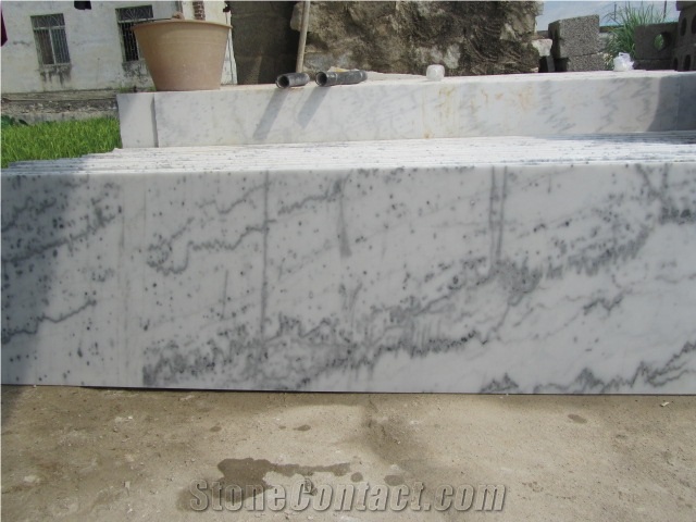 Guangxi White Marble Tile Slabs With Selected Quality Grade