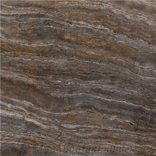 Copper Silver Travertine Slabs, Tiles