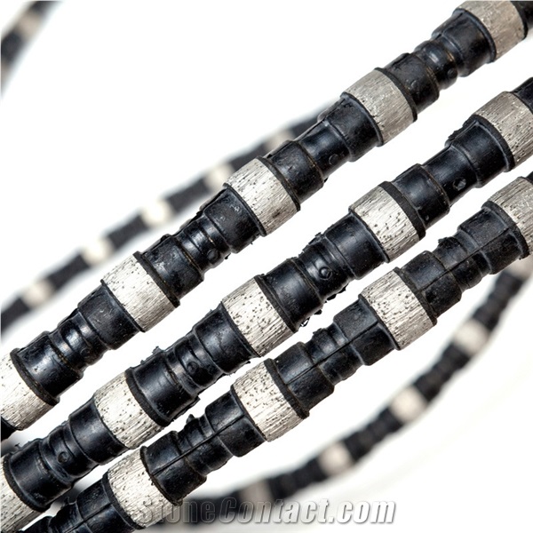 11.5*6.5 Mm Stone Quarry Cutting Rubber Diamond Wire
