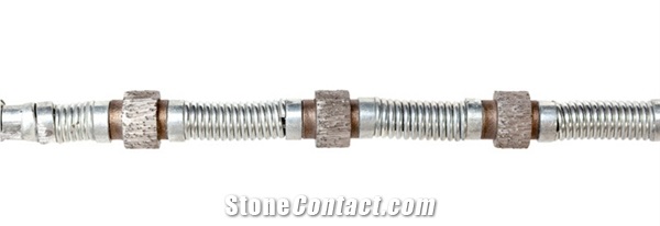 Wet Or Dry Cutting Of Marble Limestone Diamond Wire Saw