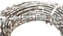 Wet Or Dry Cutting Of Marble Limestone Diamond Wire Saw