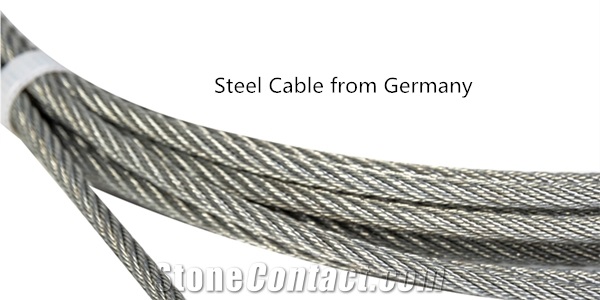 Wet Or Dry Cutting Of Marble Limestone Diamond Wire Saw