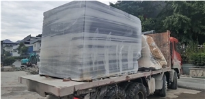 China Zebrino Blue Marble Blocks, Zebrino Bluette Marble