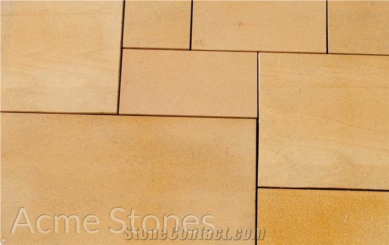 Jaisalmer Yellow Sandstone Pavers, Floor Pattern