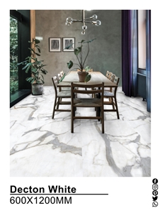 Decton White Porcelain Tiles