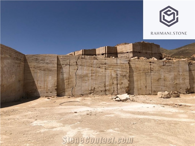 Light Beige Travertine Blocks