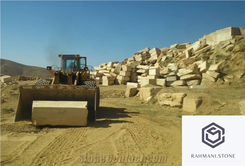 Light Beige Travertine Blocks