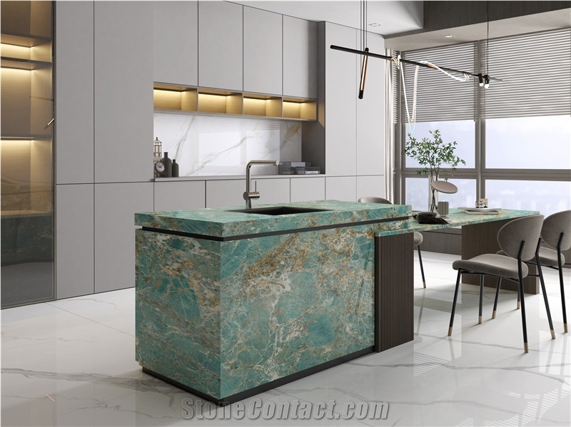 Artificial Stone Sintered Stone AMAZON GEREEN