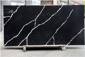 Quartz Countertop Calacatta Serial Universe Black