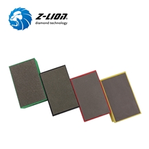 Z-LION Electroplated Diamond Hand Polishing Pads For Glass
