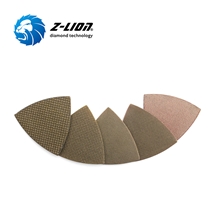 Z-LION Electroplated Triangular Diamond Polishing Pads