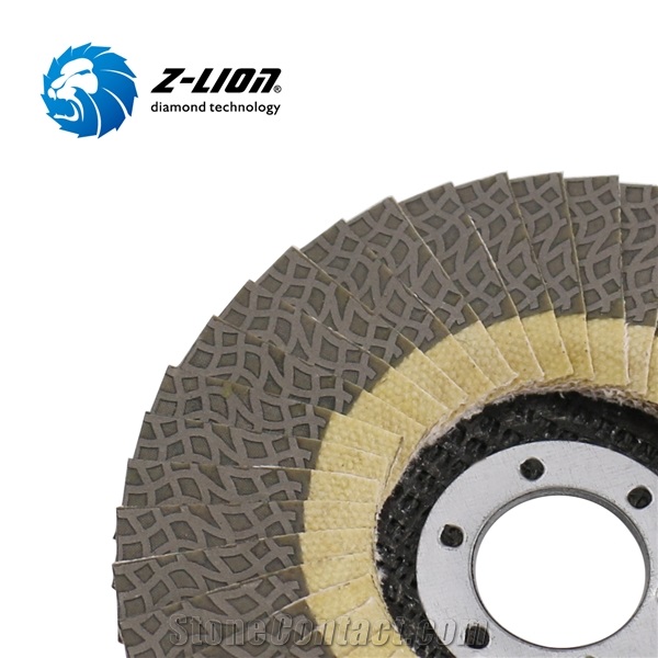 Z-LION Flexible Electroplated Diamond Flap Discs
