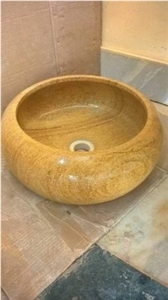 Yellow Granite Wash Basin