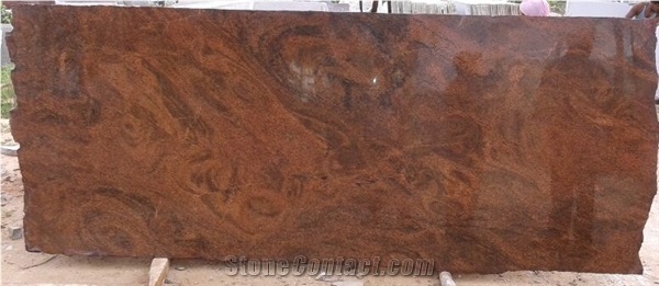 RED MULTI COLOR- Multicolor Red Granite Slabs