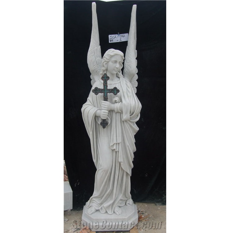 Beautiful Angel Figure Carvings Marble Statue