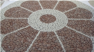 Granite Mesh Cobblestone Pavers Wholesale For Driveways