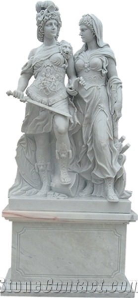High Quality Hand Carved Natural Marble Statue