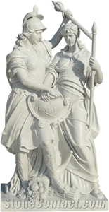 High Quality Hand Carved Natural Marble Statue