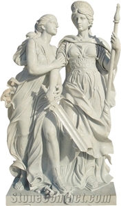 High Quality Hand Carved Natural Marble Statue