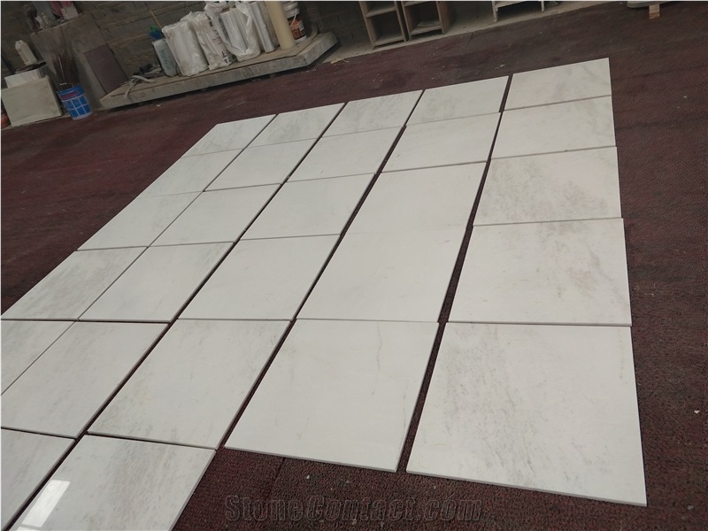 High Quality White Thassos Marble Flooring Tile & Wall Tile